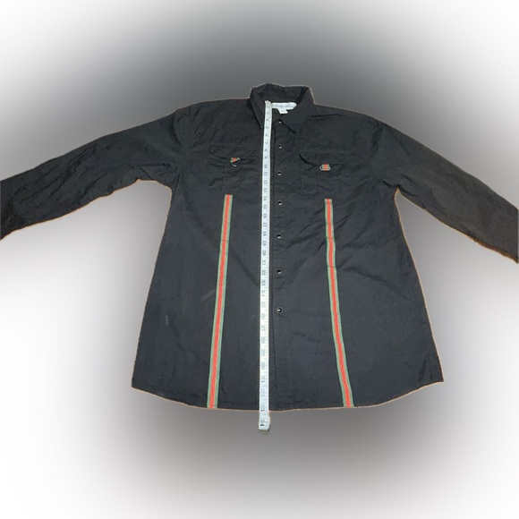 Y2K VINTAGE 3XL MENS BROOKLYN BASEMENT LONG SLEEVE PEARL SNAP BUTTON UP SHIRT - Picture 3 of 7